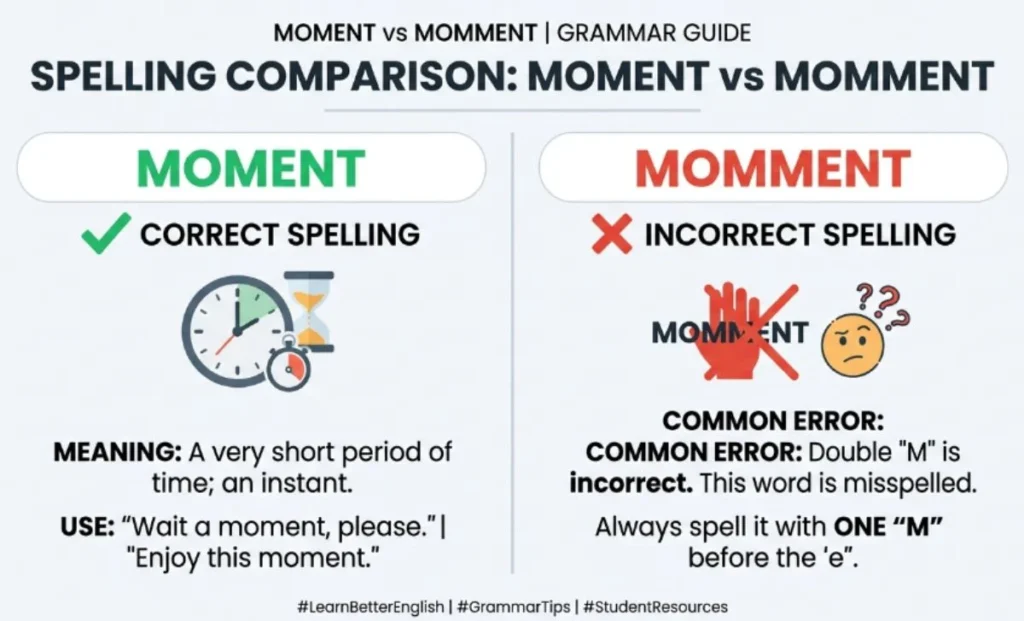 comparison table moment vs momment