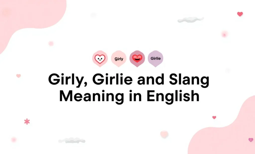 Girly, Girlie and Slang Meaning in English
