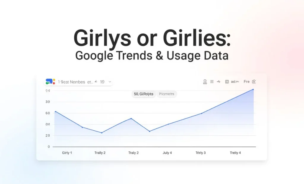 Girlys or Girlies Google Trends & Usage Data