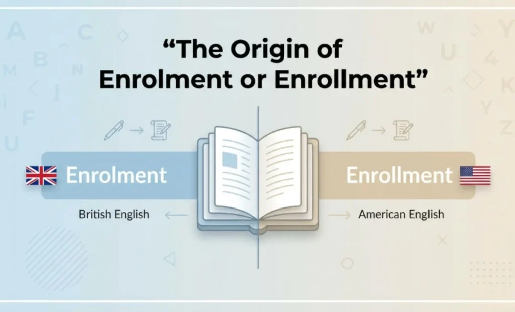The Origin of Enrolment or Enrollment