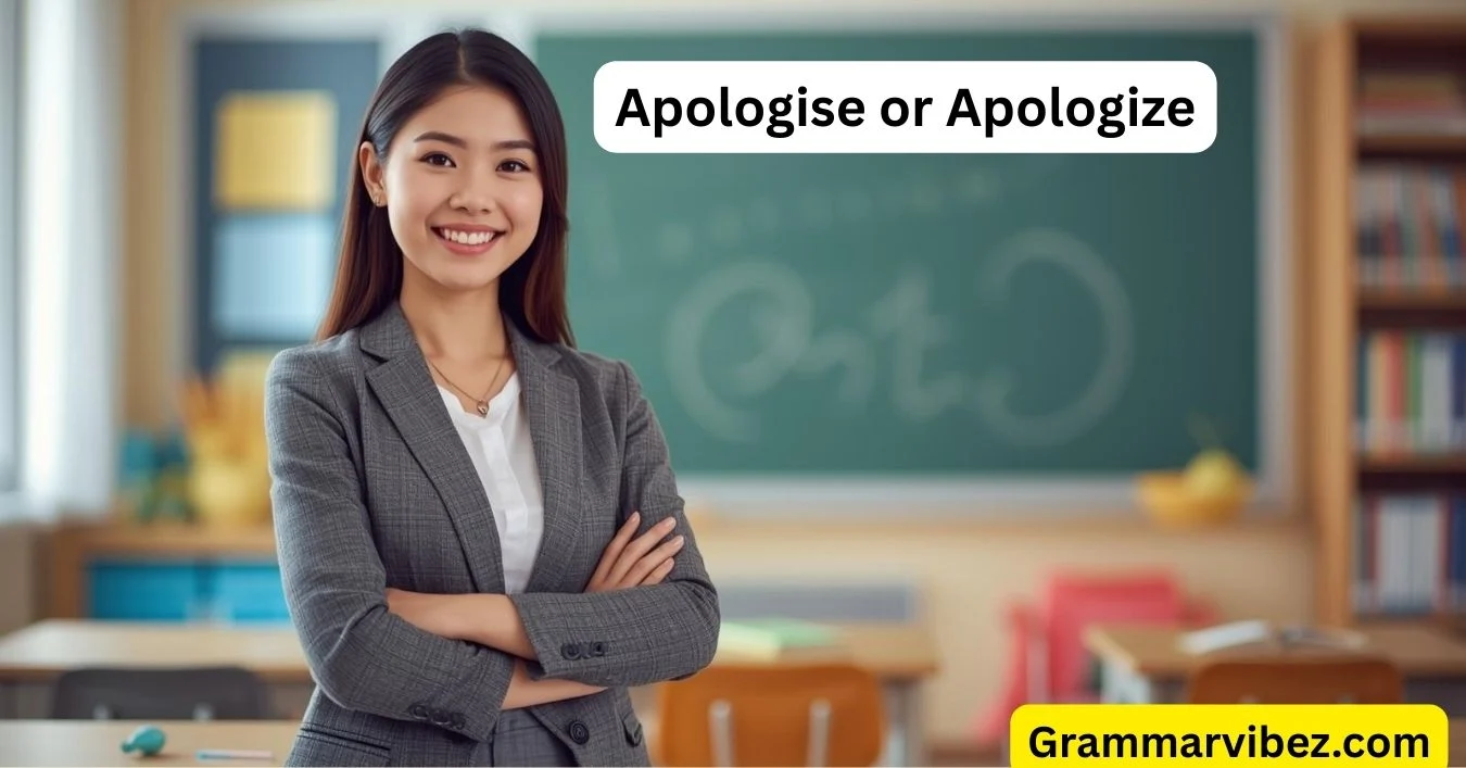 Apologise or Apologize