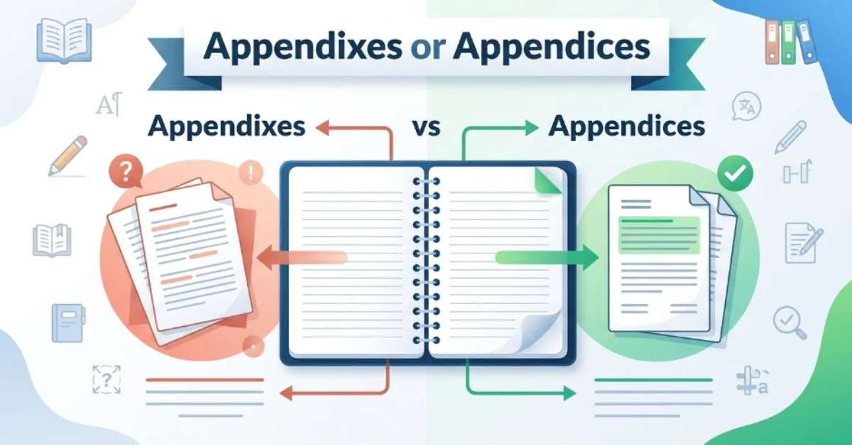Appendixes or Appendices