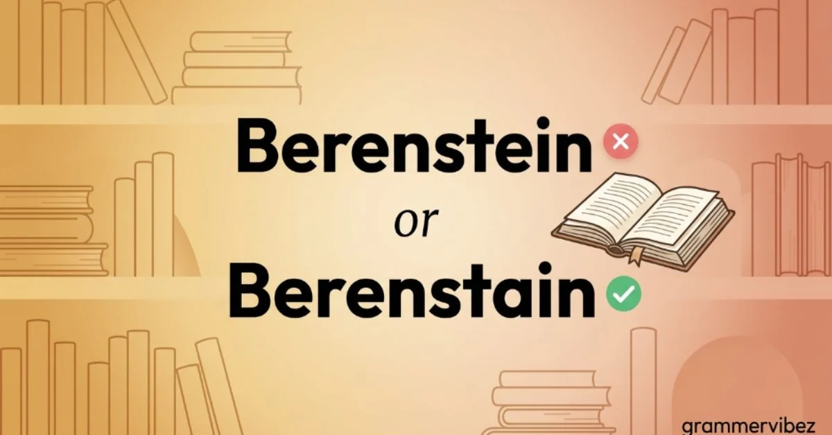 berenstein or berenstain