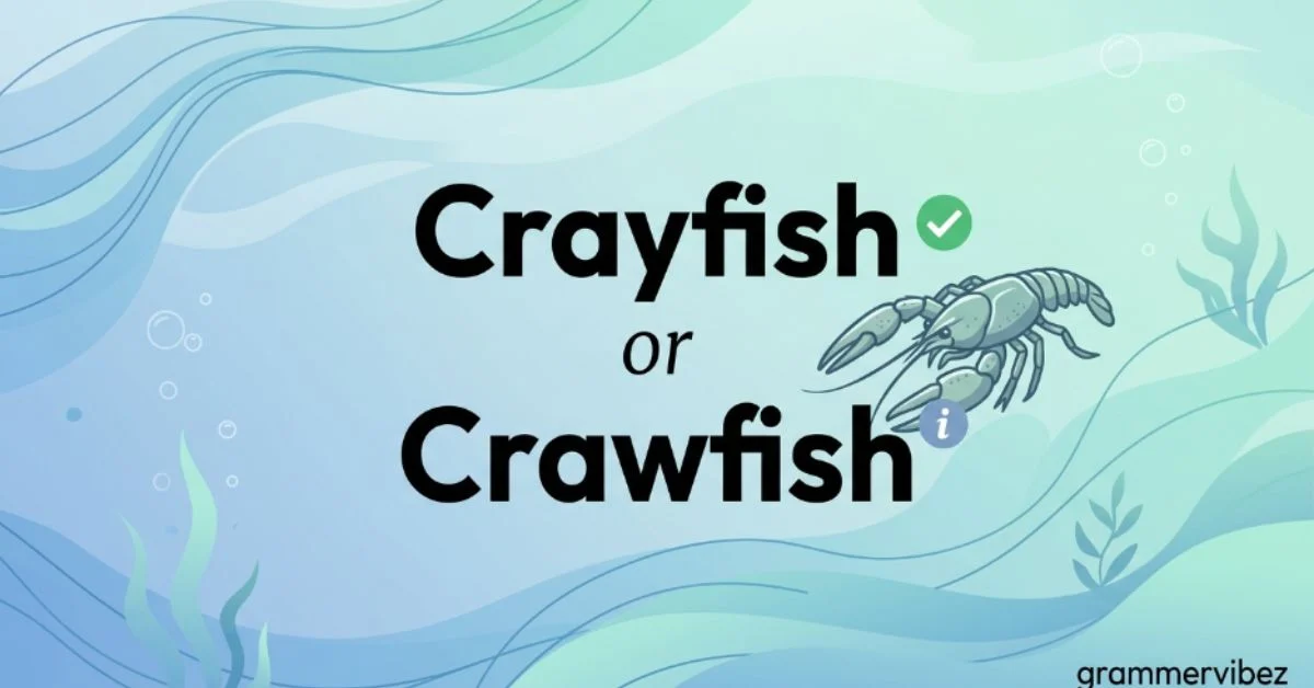 crayfish or crawfish