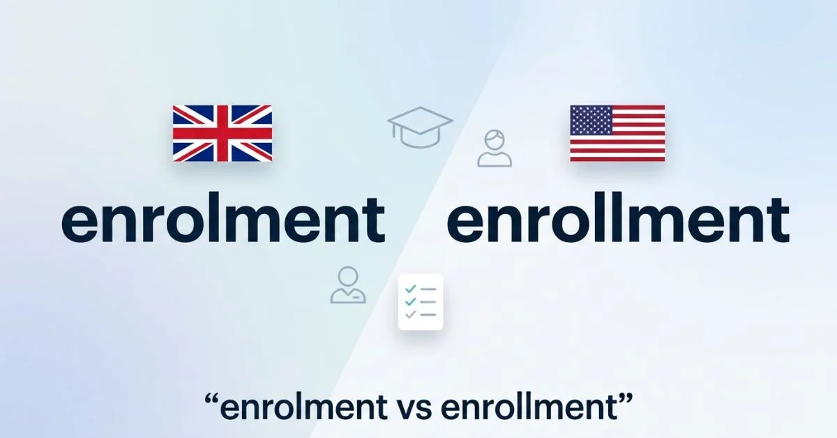 Enrolment or Enrollment