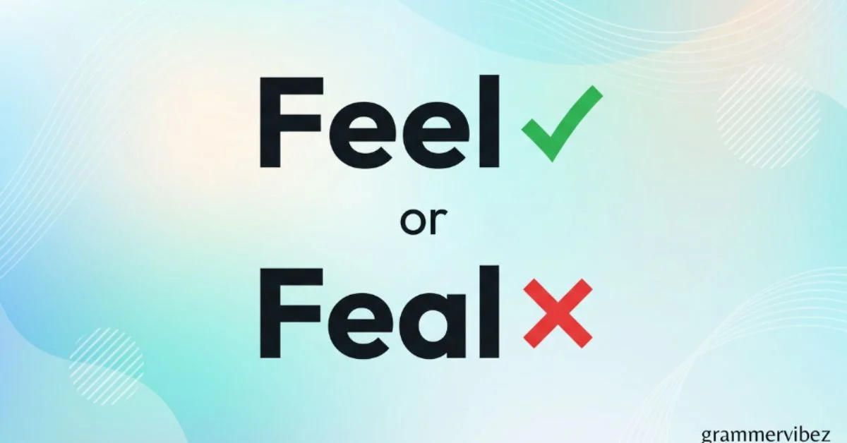 feel or feal