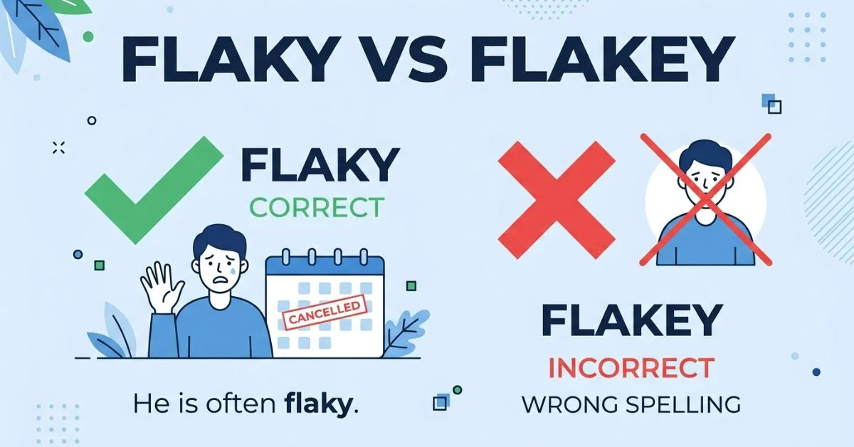 flaky or flakey
