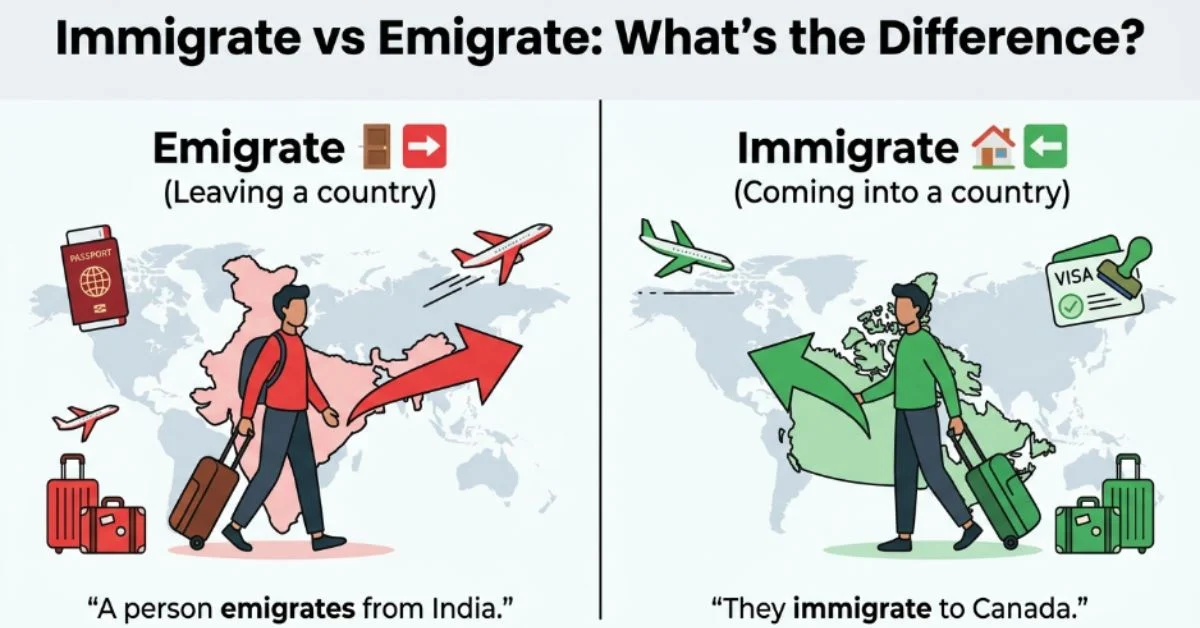 immigrate or emigrate
