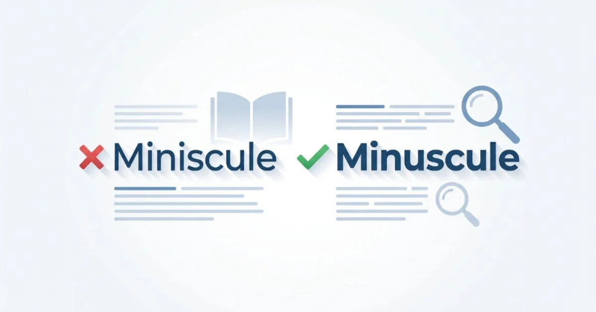 miniscule or minuscule