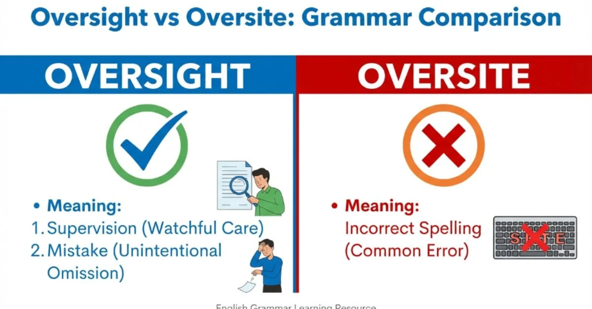 Oversight or Oversite