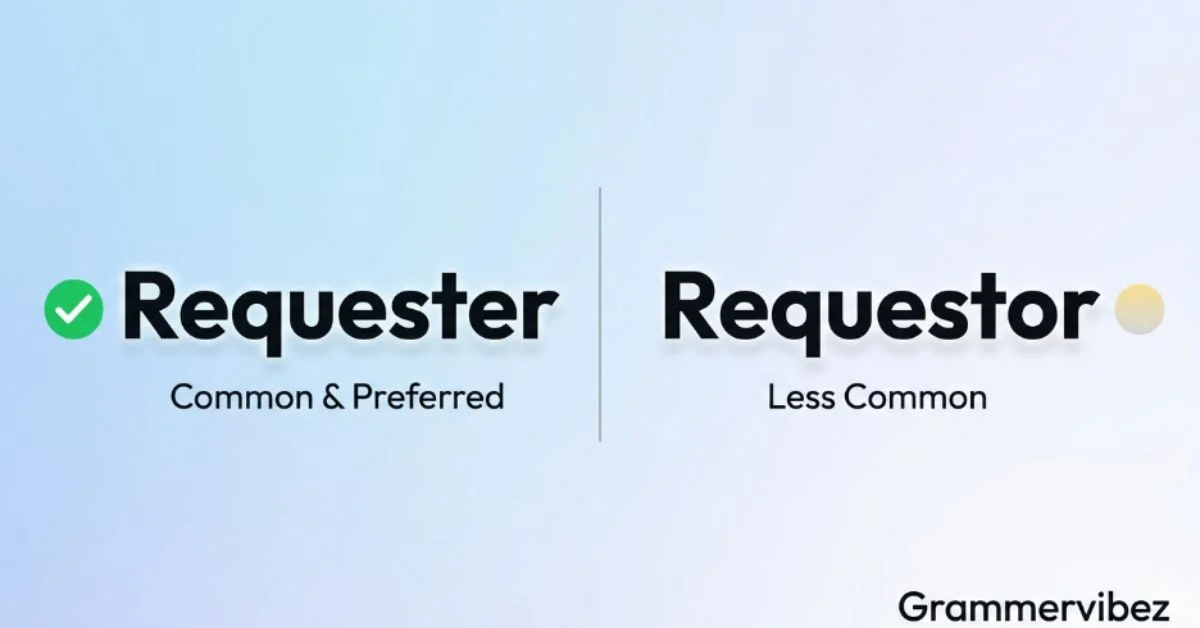 Requester or Requestor