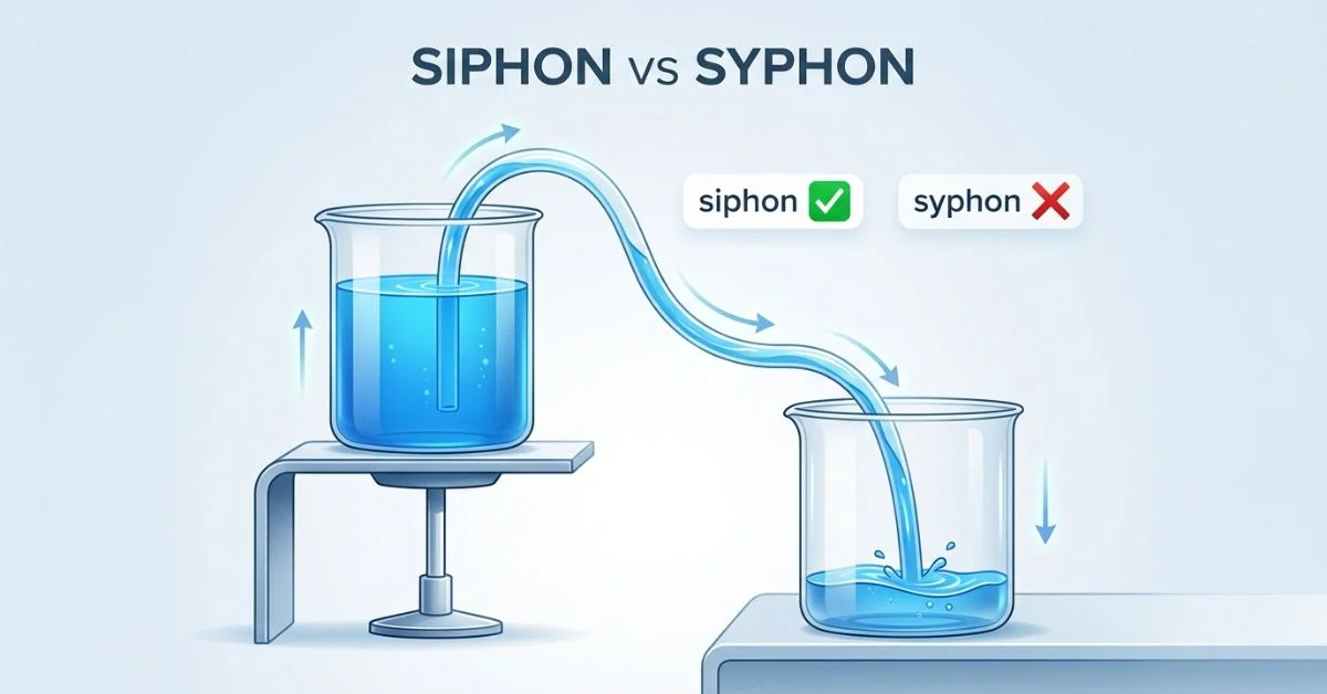 Syphon or Siphon