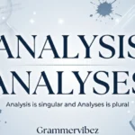 analysis or analyses