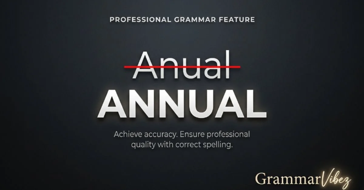 anual or annual