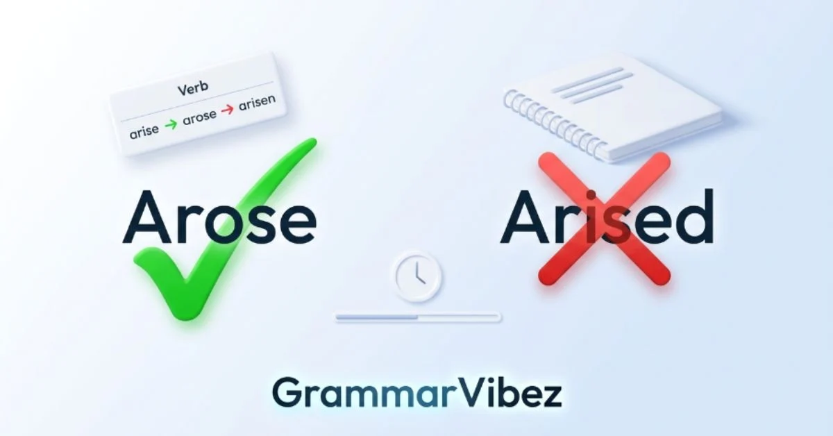arised or arose
