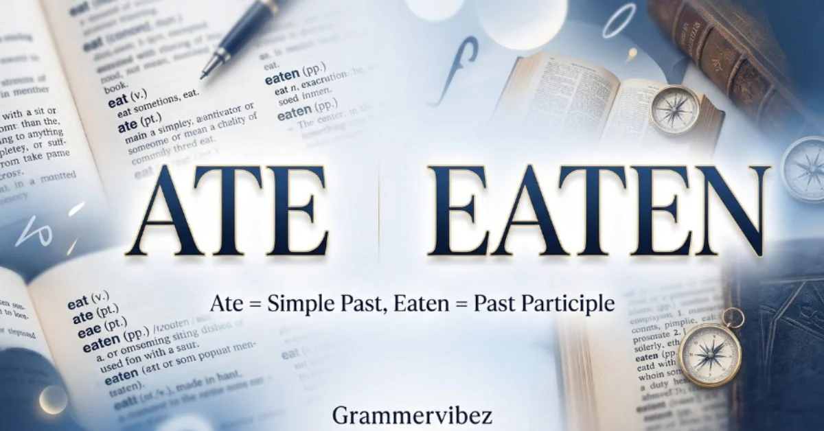 ate or eaten