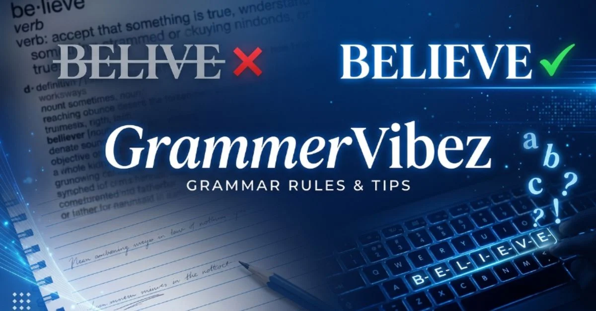 belive or believe
