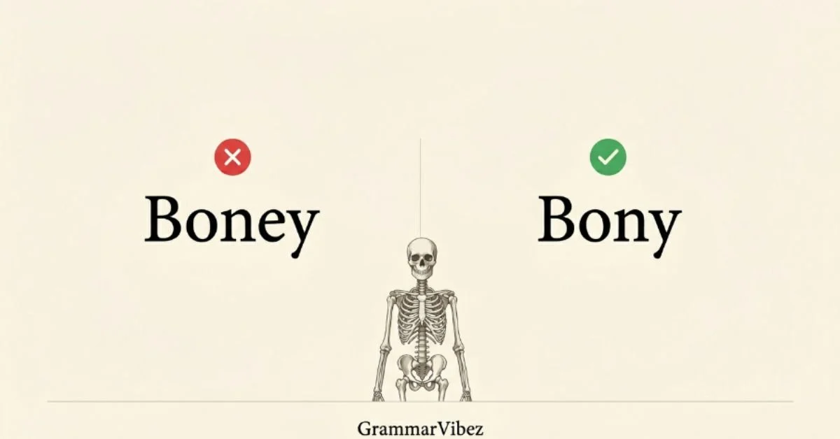 boney or bony
