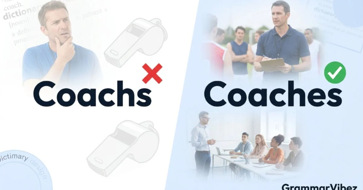 Coachs or Coaches