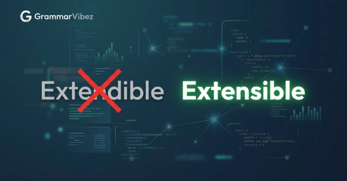 extensible or extendible