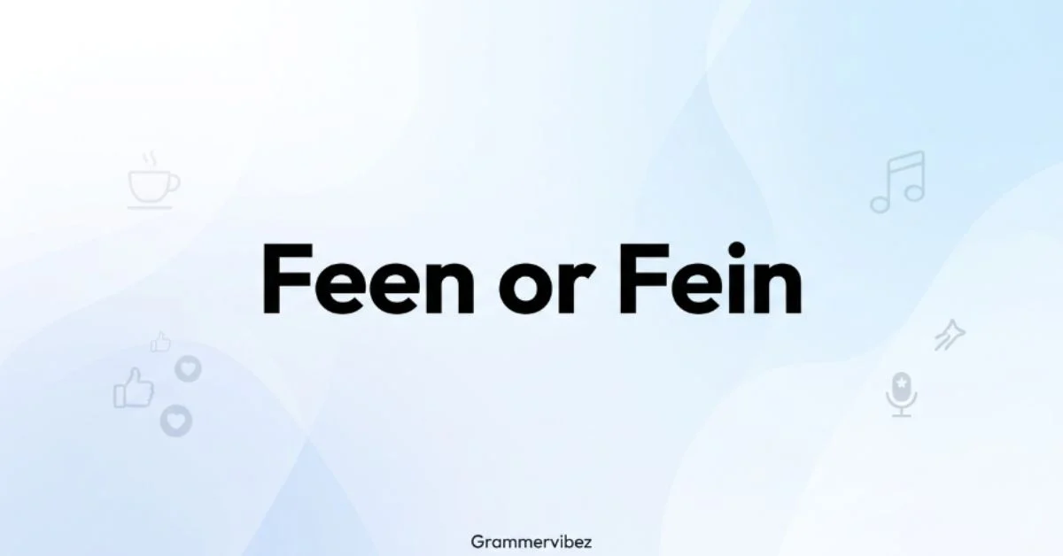 feen or fein