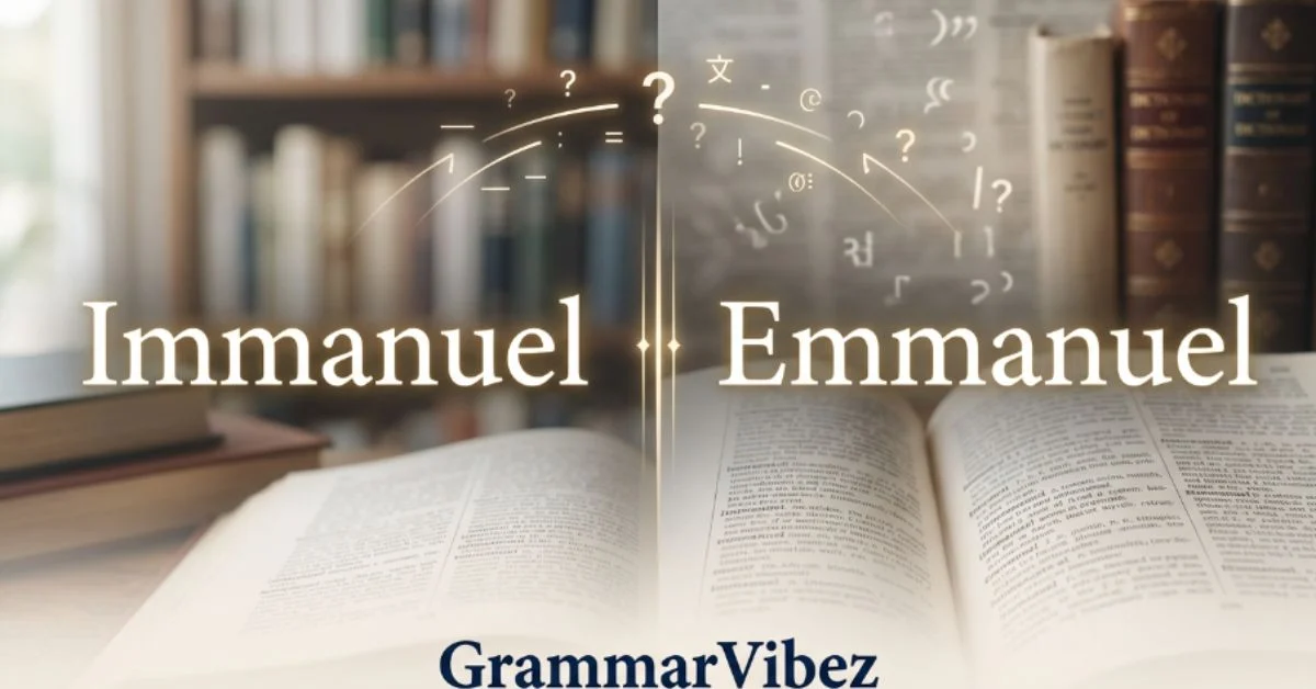 immanuel or emmanuel