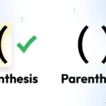 Parenthesis or Parentheses