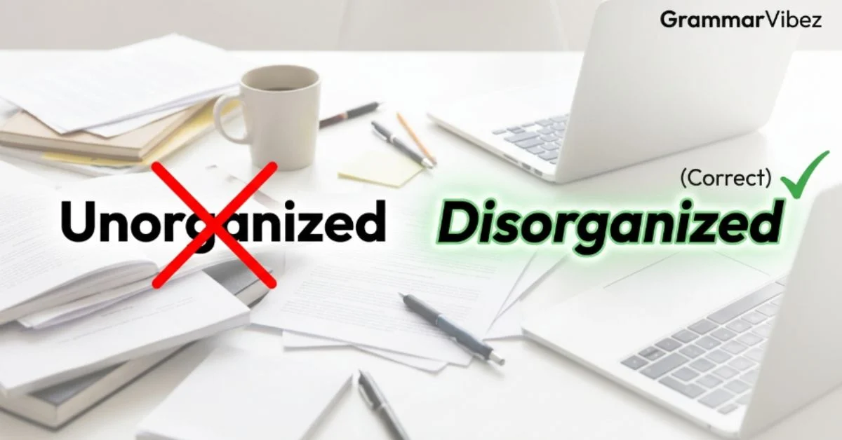 unorganized or disorganized