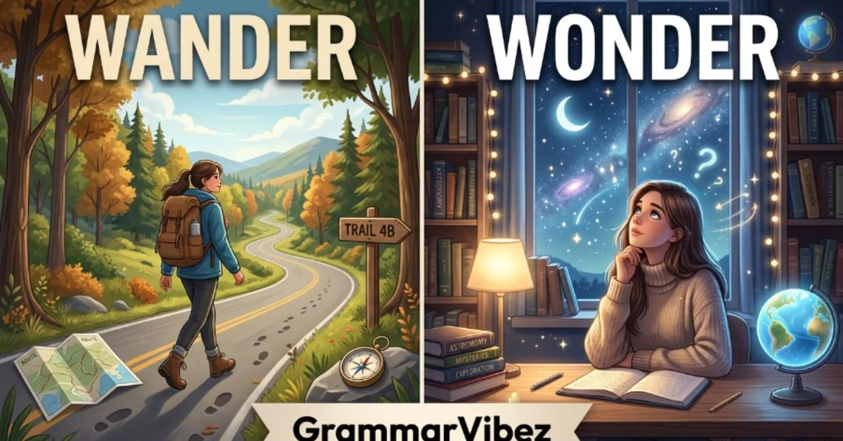 wander or wonder