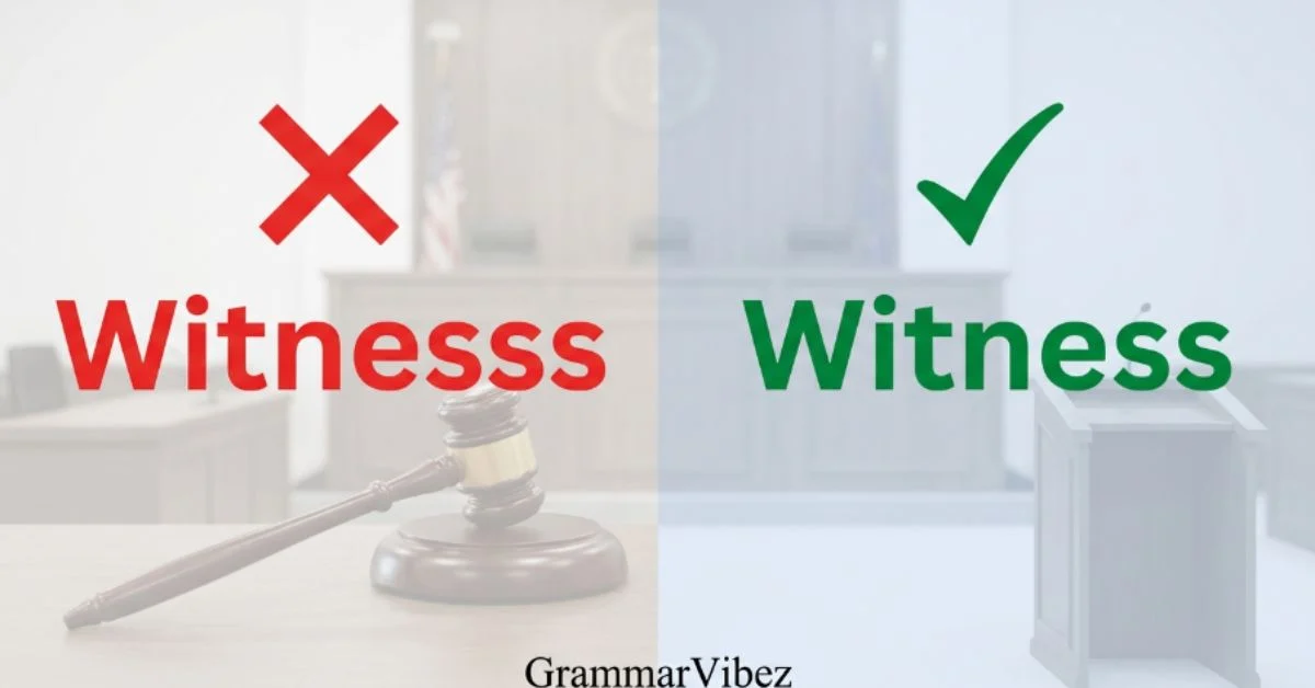 witnesss or witness