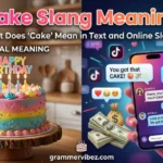 cake slang meaning