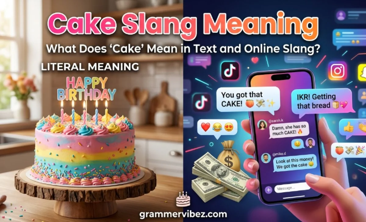 cake slang meaning