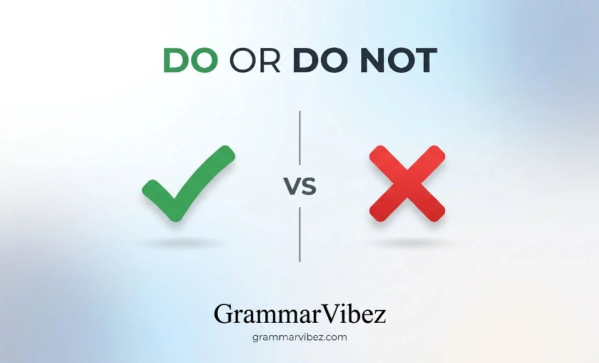 do or do not