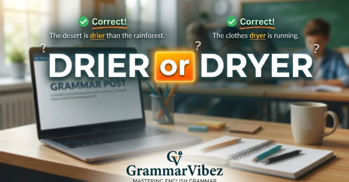 drier or dryer