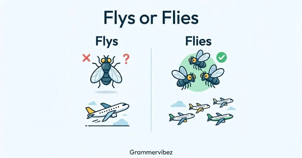 flys or flies
