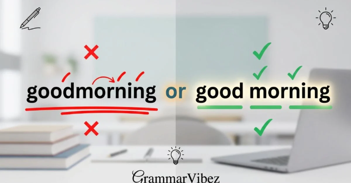 goodmorning or good morning