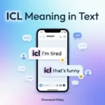 ICL meaning in text