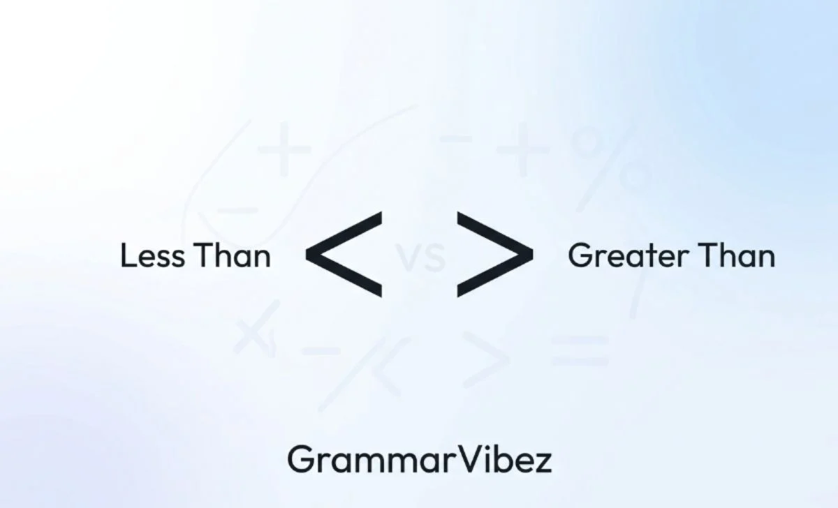 Less Than or Greater Than