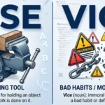 Vise or vice