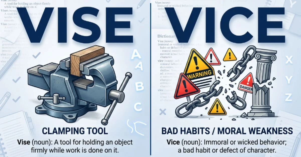 Vise or vice